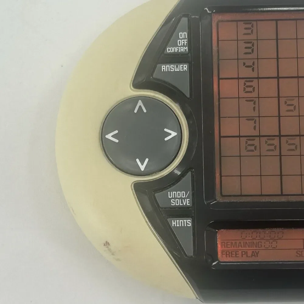 Sudoku Ultimate Electronic Handheld Game W/ Orange Backlight Fast Shipping